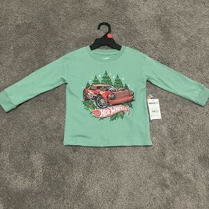 Mattel Hot Wheels Mint Green Toddler Shirt